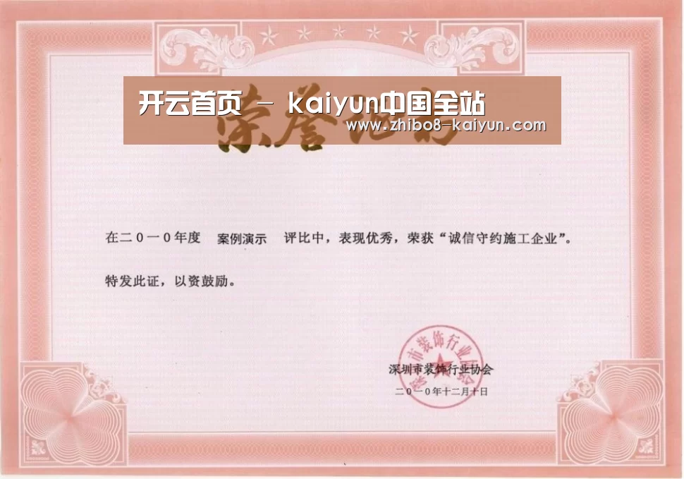 荣誉证书二